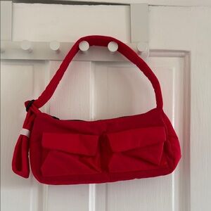 NWT BAGGU CARGO RED Bag
